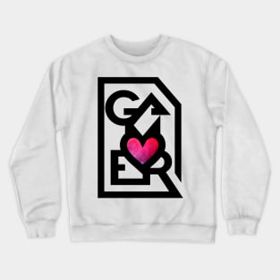 Gamer Love Dark Crewneck Sweatshirt